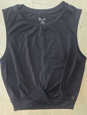 Buff Bunny Collection Black Twist Front Active Tank
